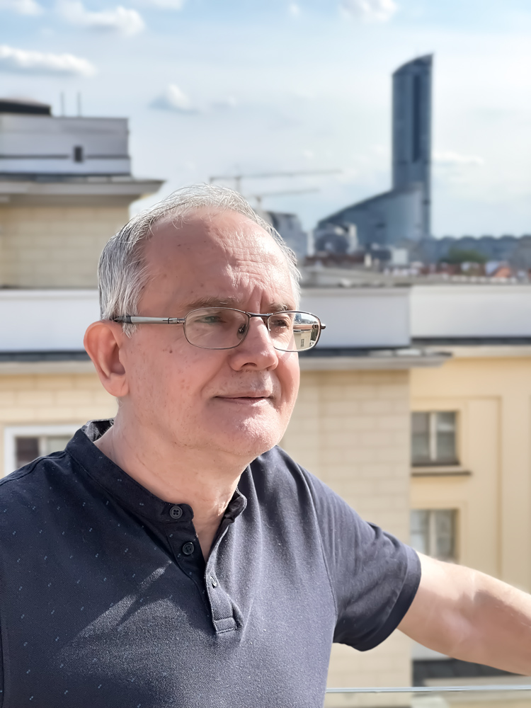 Krzysztof Puszczewicz przy pracy