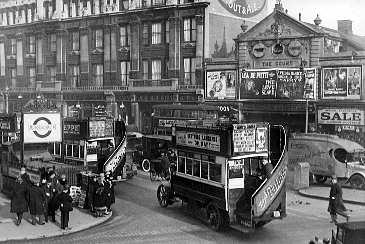 Historic London streets during the 1927 Chess Olympiad era