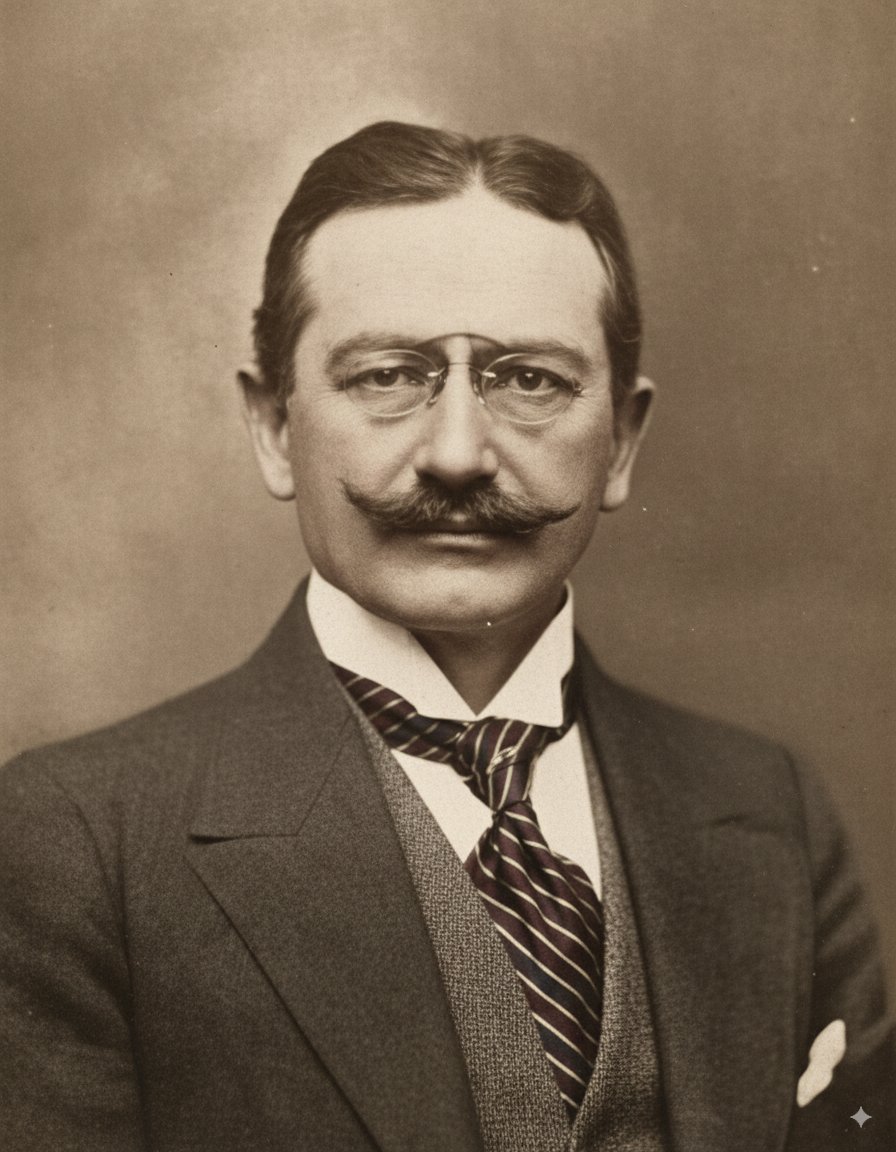 Dr. Siegbert Tarrasch at the first Chess Olympiad in London 1927