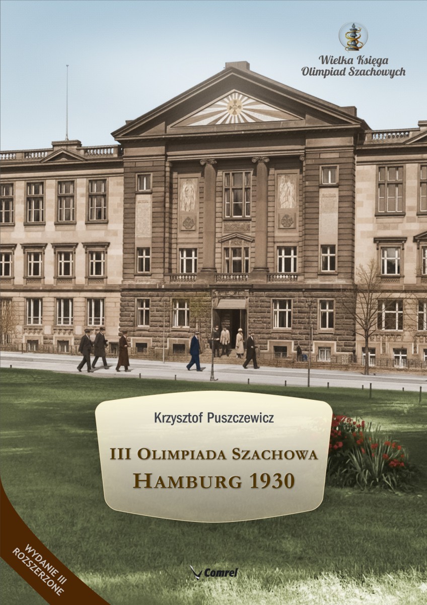 III Olimpiada Szachowa Hamburg 1930 – okładka e-booka z serii Wielka Księga Olimpiad Szachowych